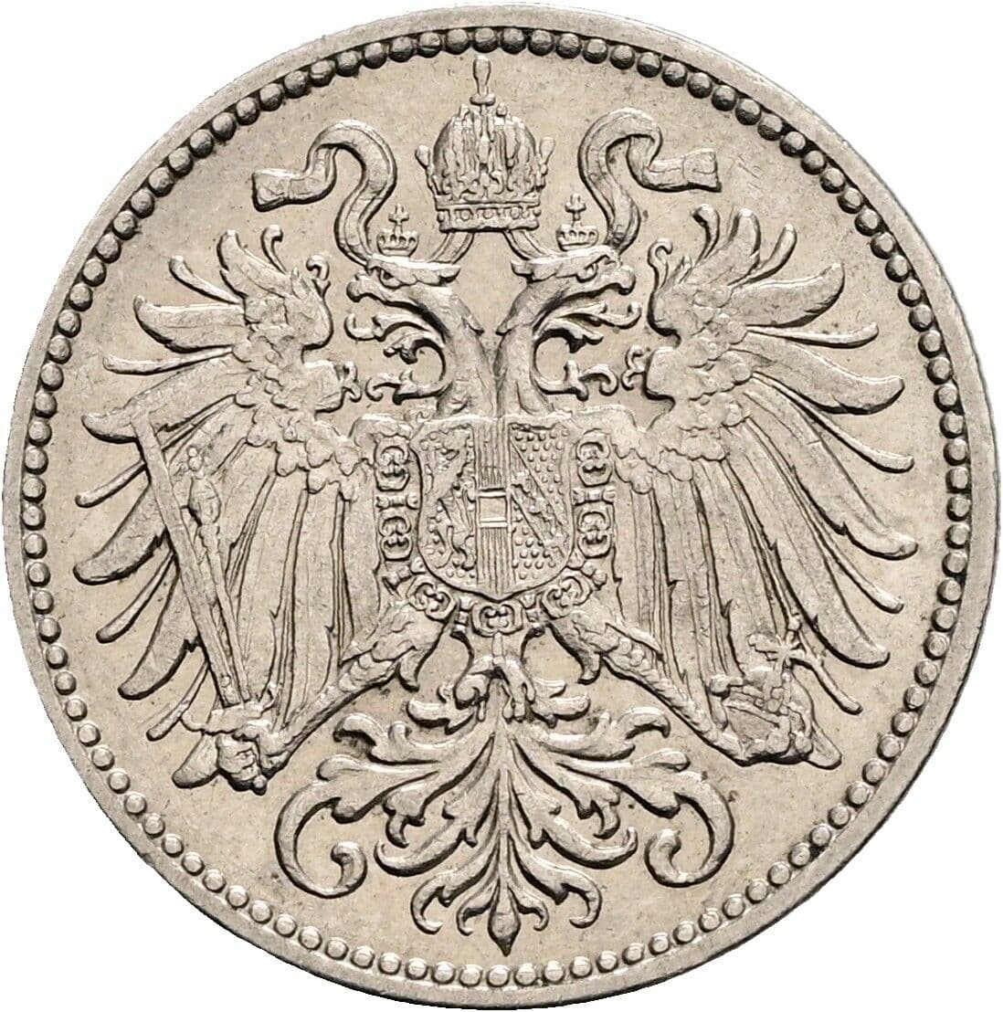 10 Heller Franz Joseph I. 1848-1916 1910 – Rückseite