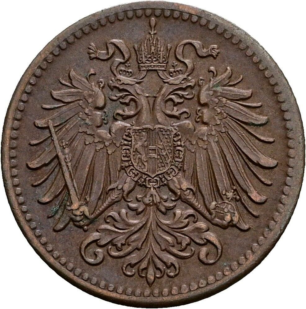 1 Heller Franz Joseph I. 1848-1916 1911 – Rückseite