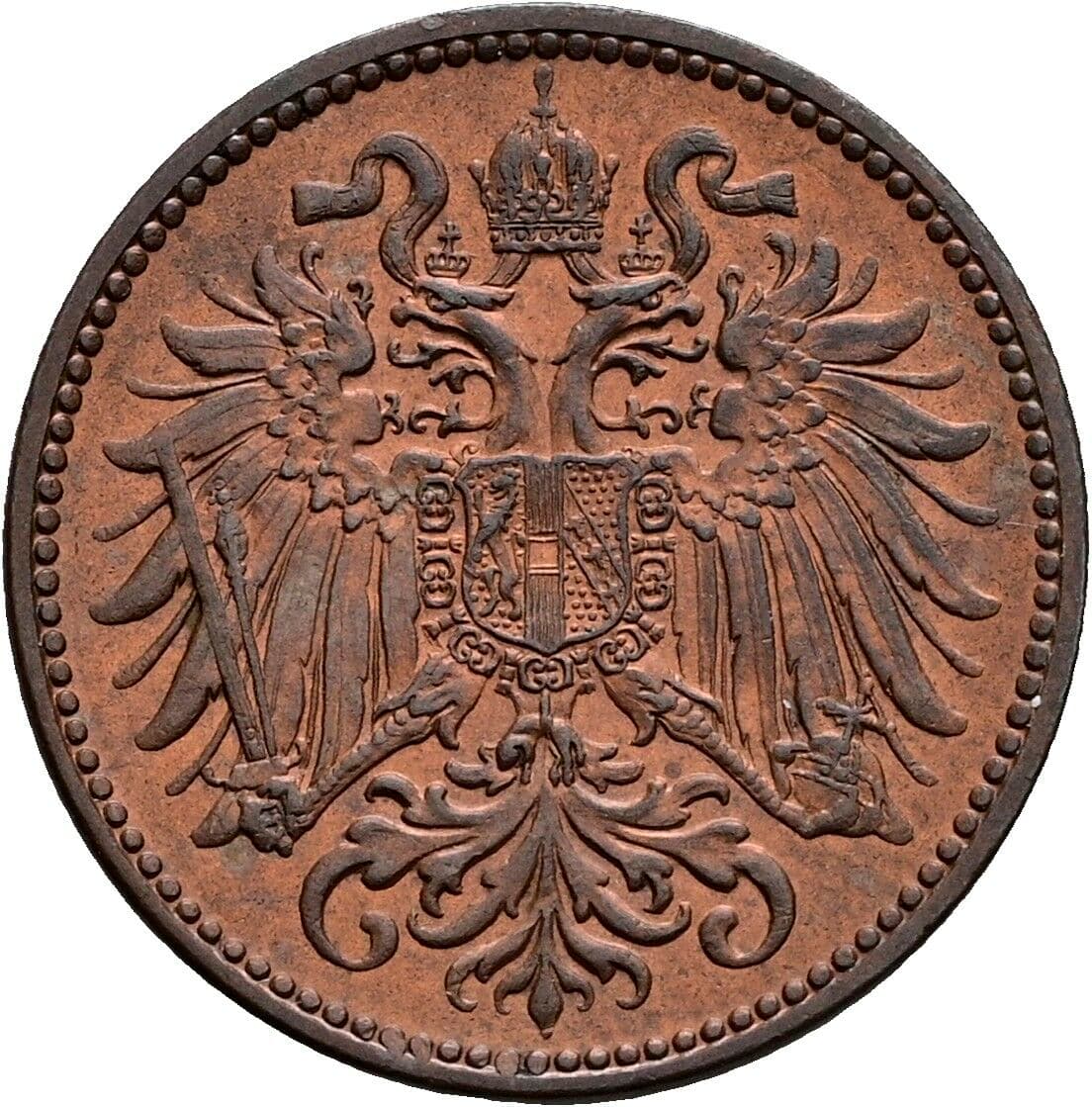 2 Heller Franz Joseph I. 1848-1916 1911 – Rückseite
