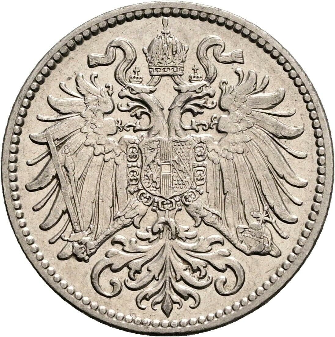 10 Heller Franz Joseph I. 1848-1916 1909 – Rückseite