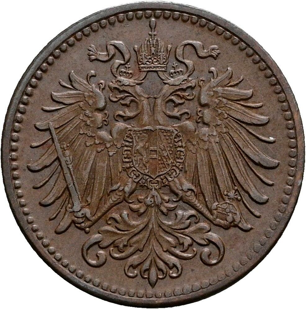 1 Heller Franz Joseph I. 1848-1916 1911 – Rückseite
