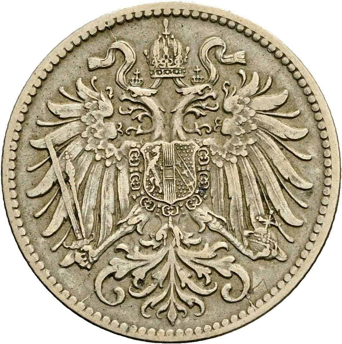 10 Heller Franz Joseph I. 1848-1916 1915 – Rückseite