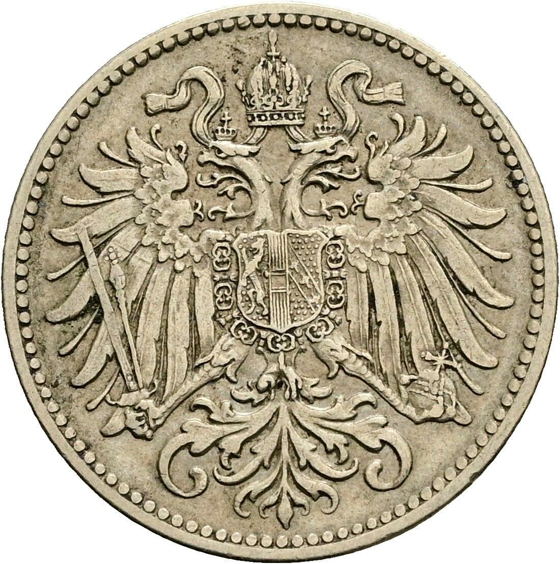 10 Heller Franz Joseph I. 1848-1916 1916 – Rückseite