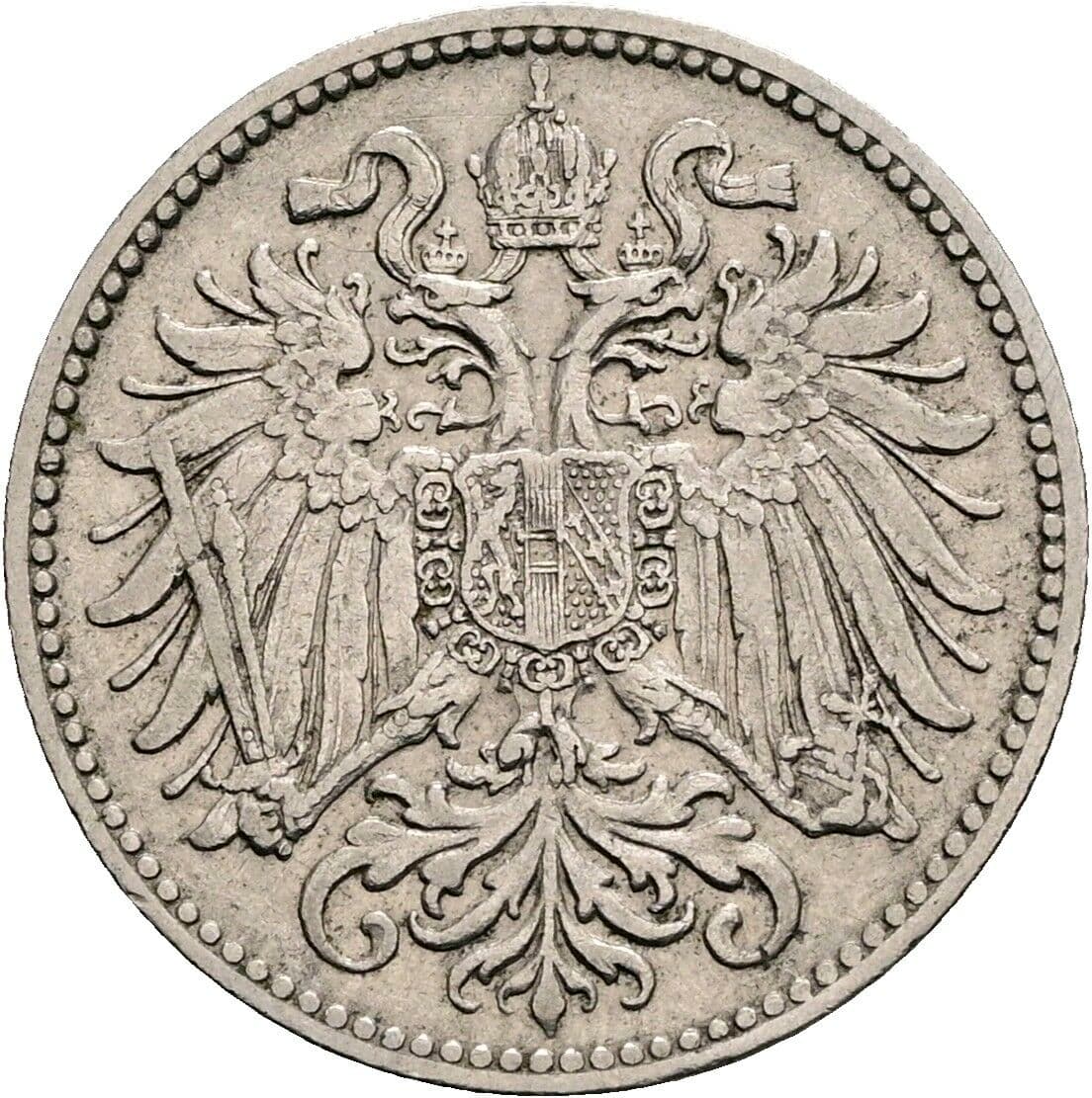 10 Heller Franz Joseph I. 1848-1916 1894 – Rückseite