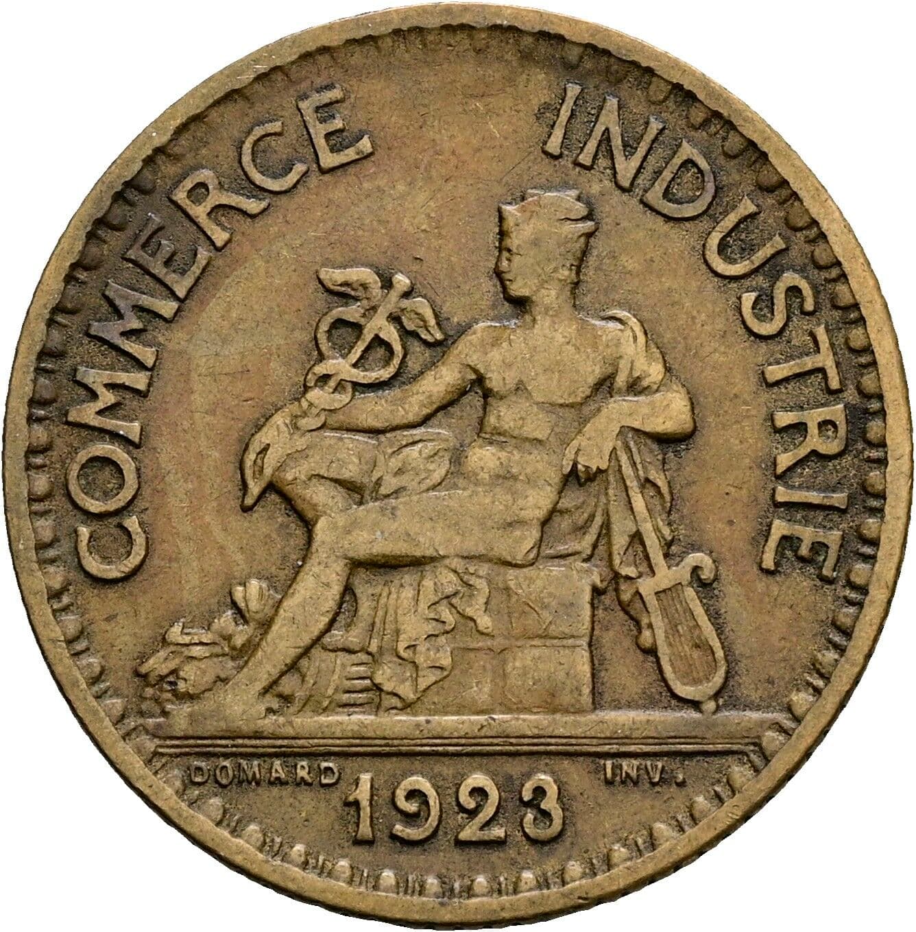 1 Franc 1923 – Rückseite