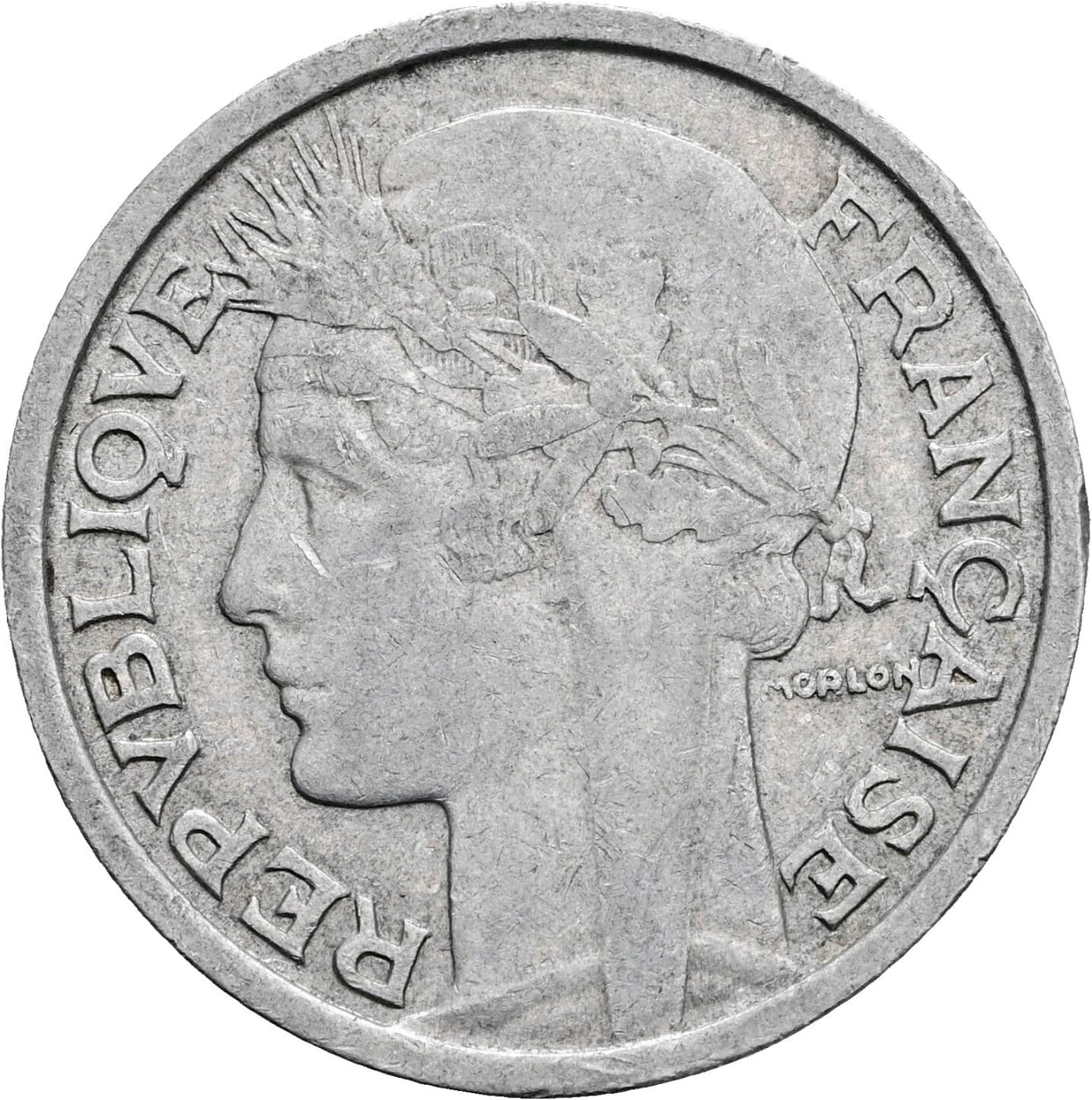 2 Francs 1947 – Vorderseite