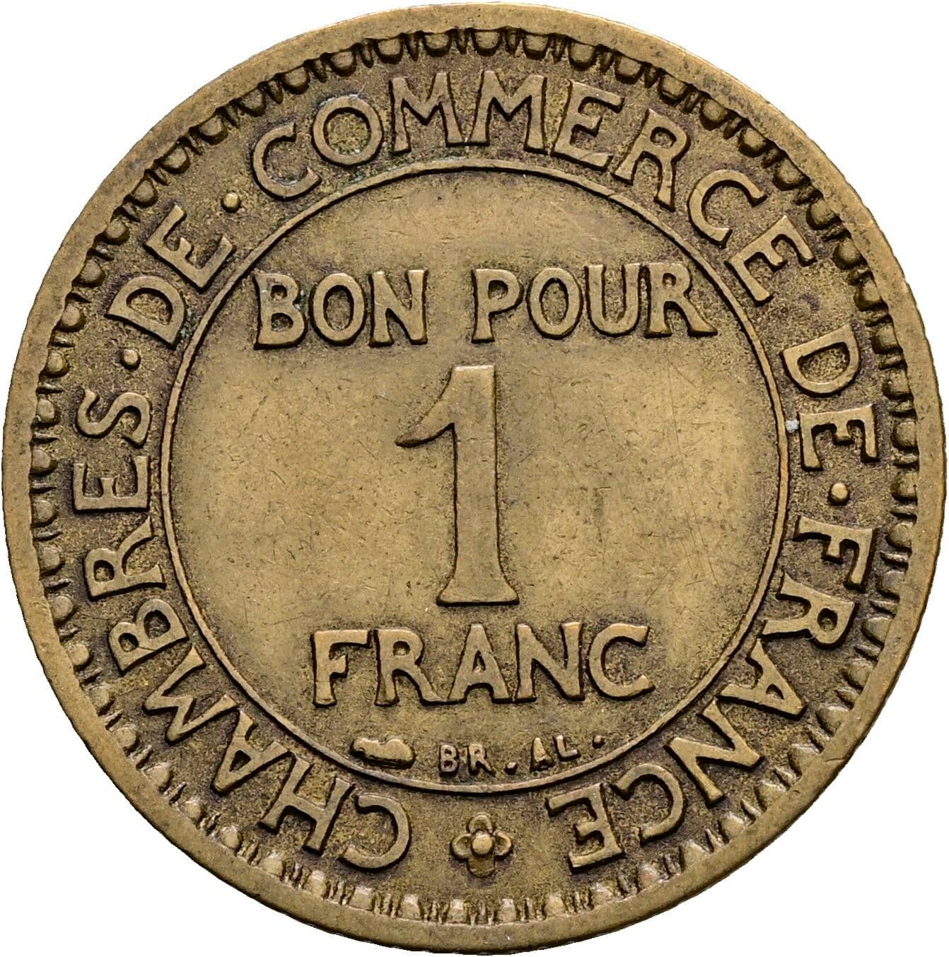 1 Franc 1922 – Vorderseite