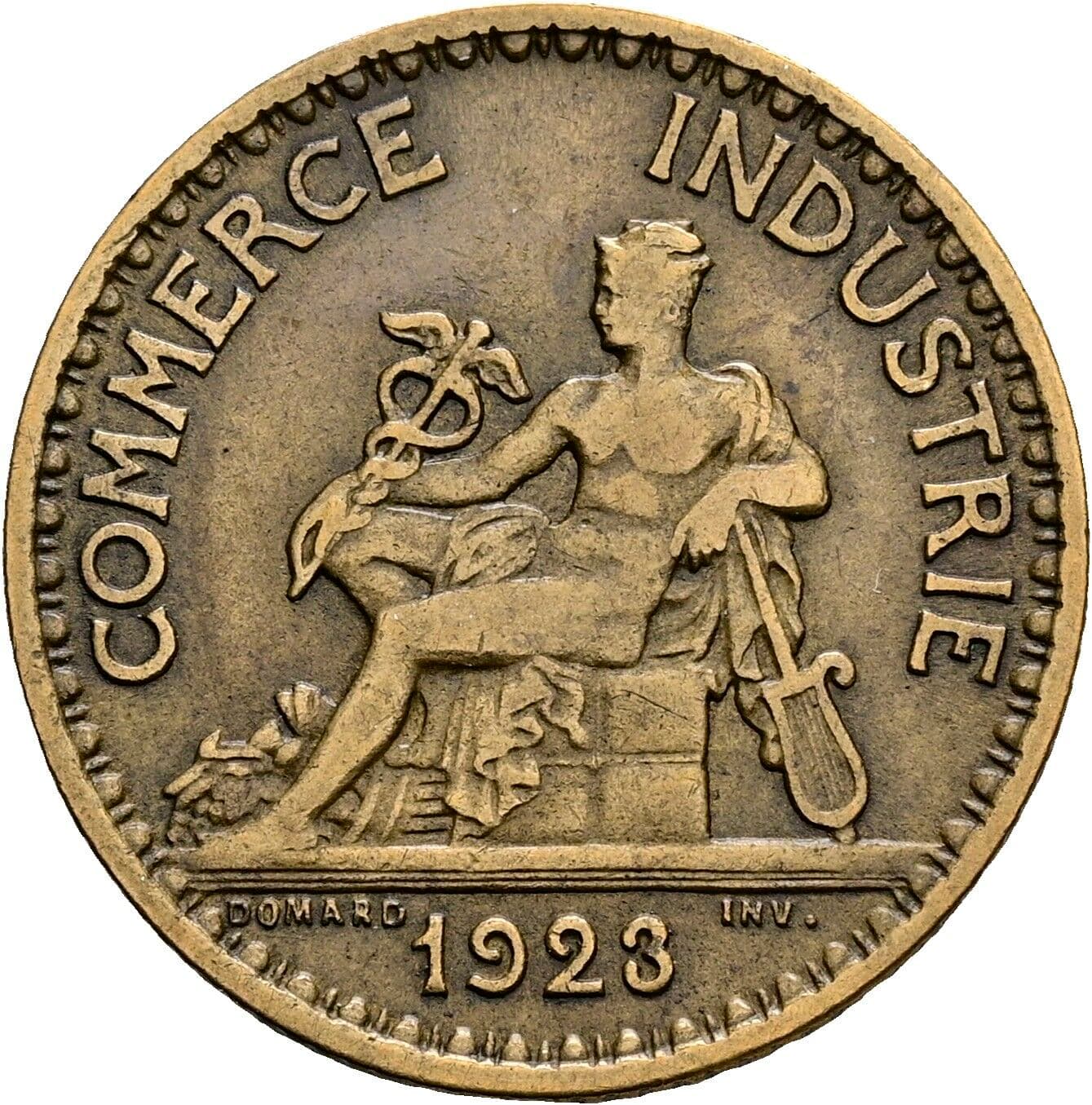 1 Franc 1923 – Rückseite