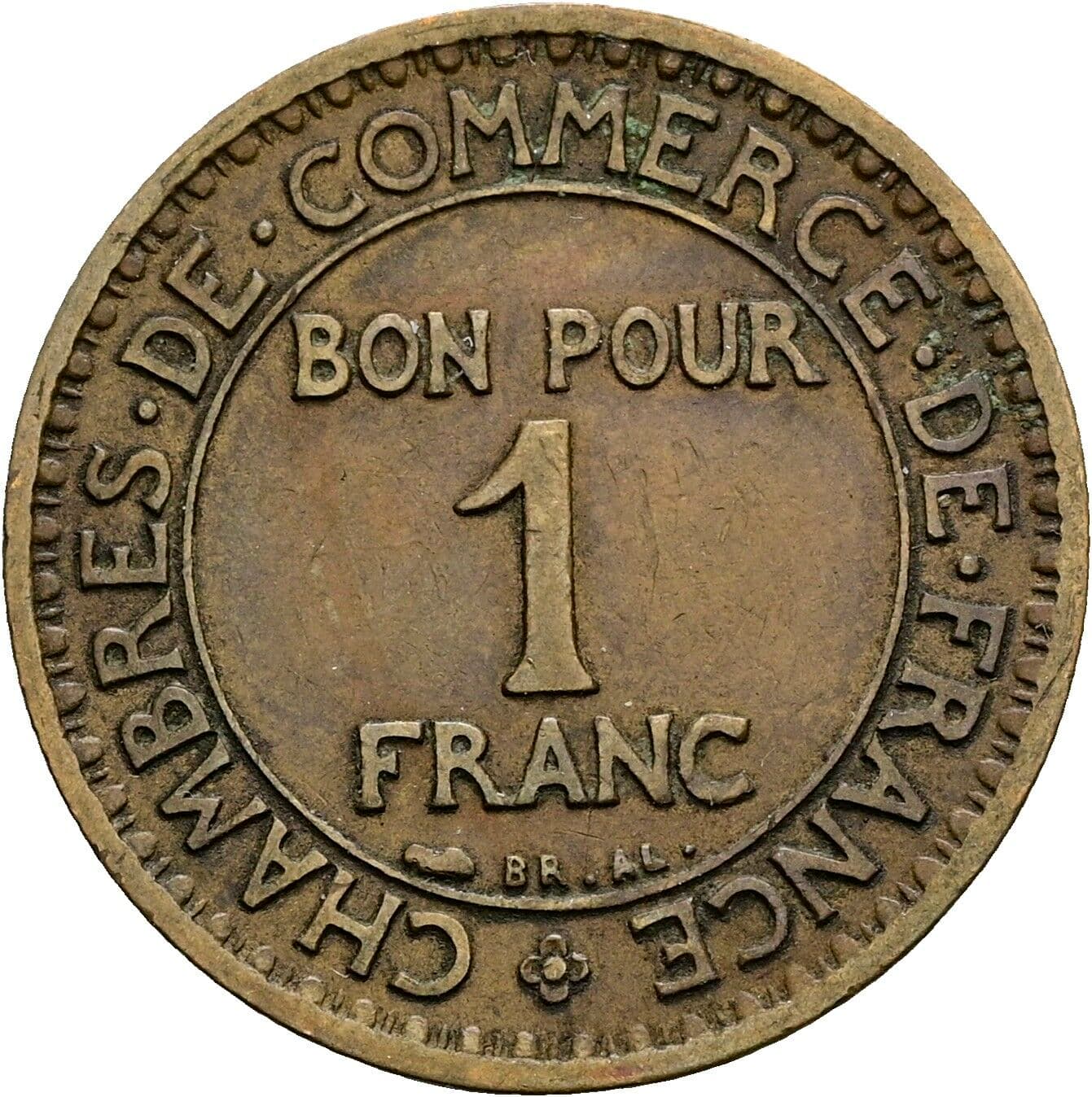 1 Franc 1923 – Vorderseite