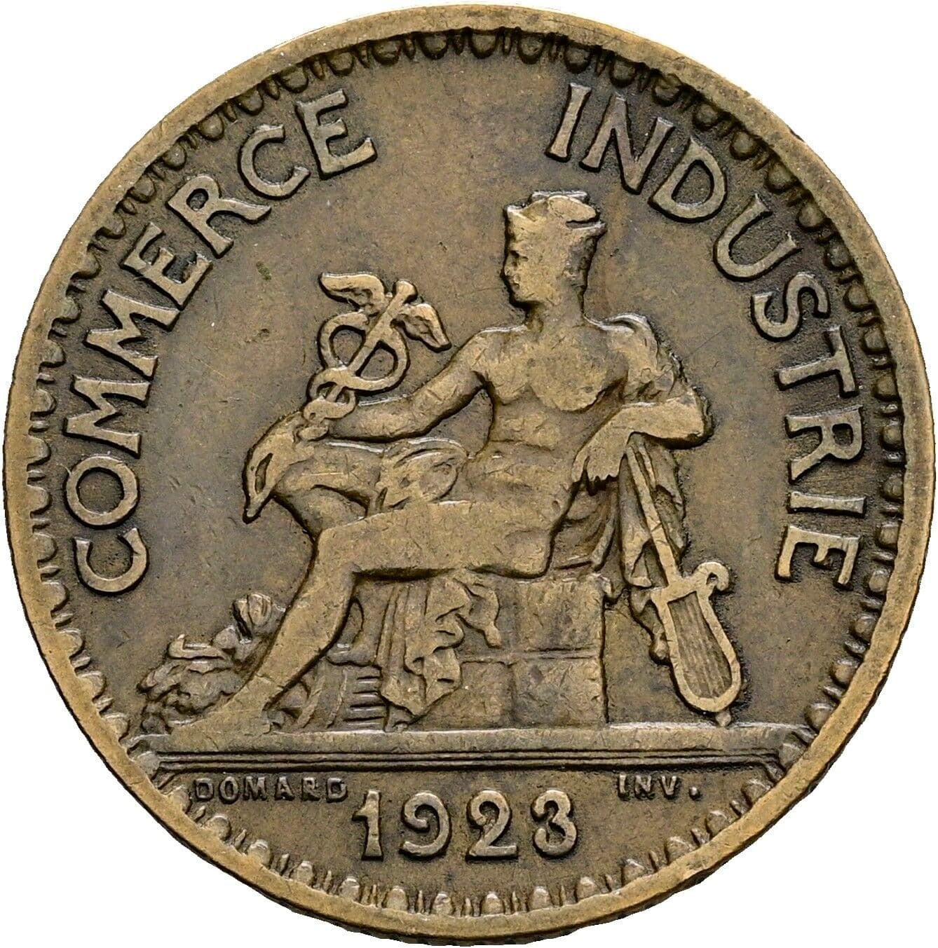 1 Franc 1923 – Rückseite