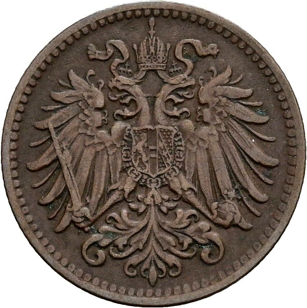 1 Heller Franz Joseph I. 1848-1916 1911 – Rückseite