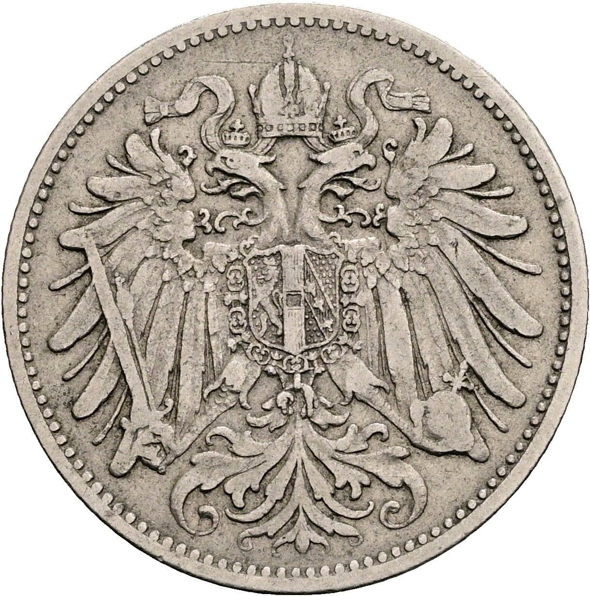 20 Heller Franz Joseph I. 1848-1916 1894 – Rückseite