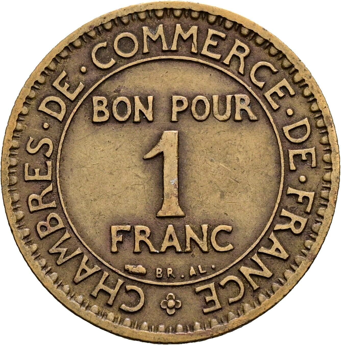 1 Franc 1922 – Vorderseite