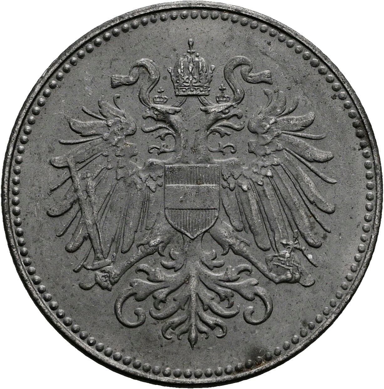 20 Heller Karl I., 1916-1918 1918 – Rückseite
