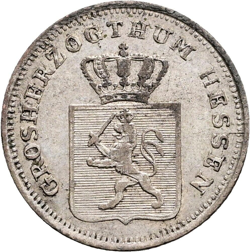 3 Kreuzer 1847 – Rückseite