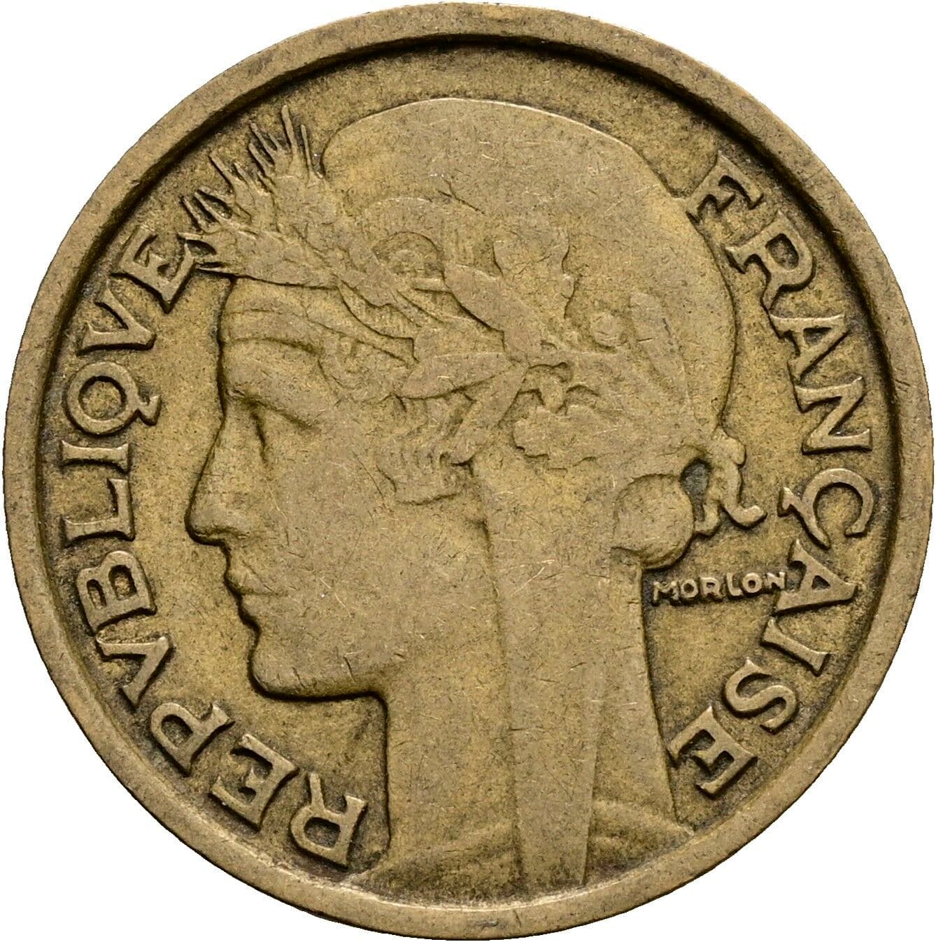 1 Franc 1932 – Rückseite