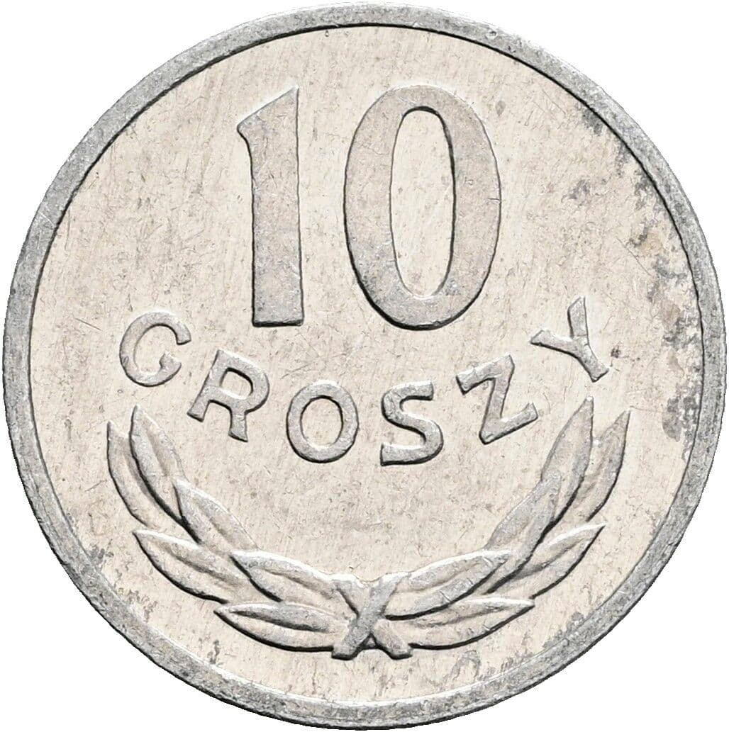 10 Groszy 1979 – Vorderseite