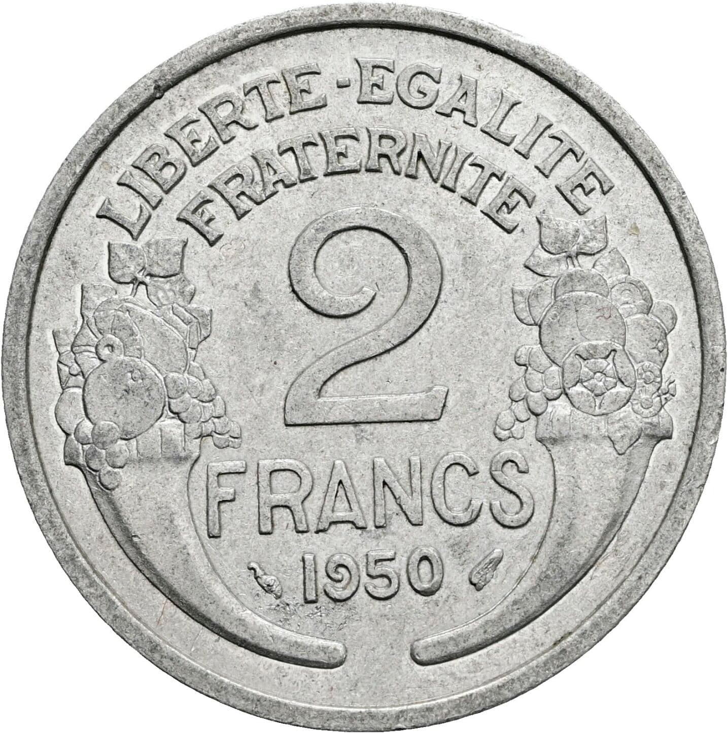 2 Francs 1950 – Vorderseite