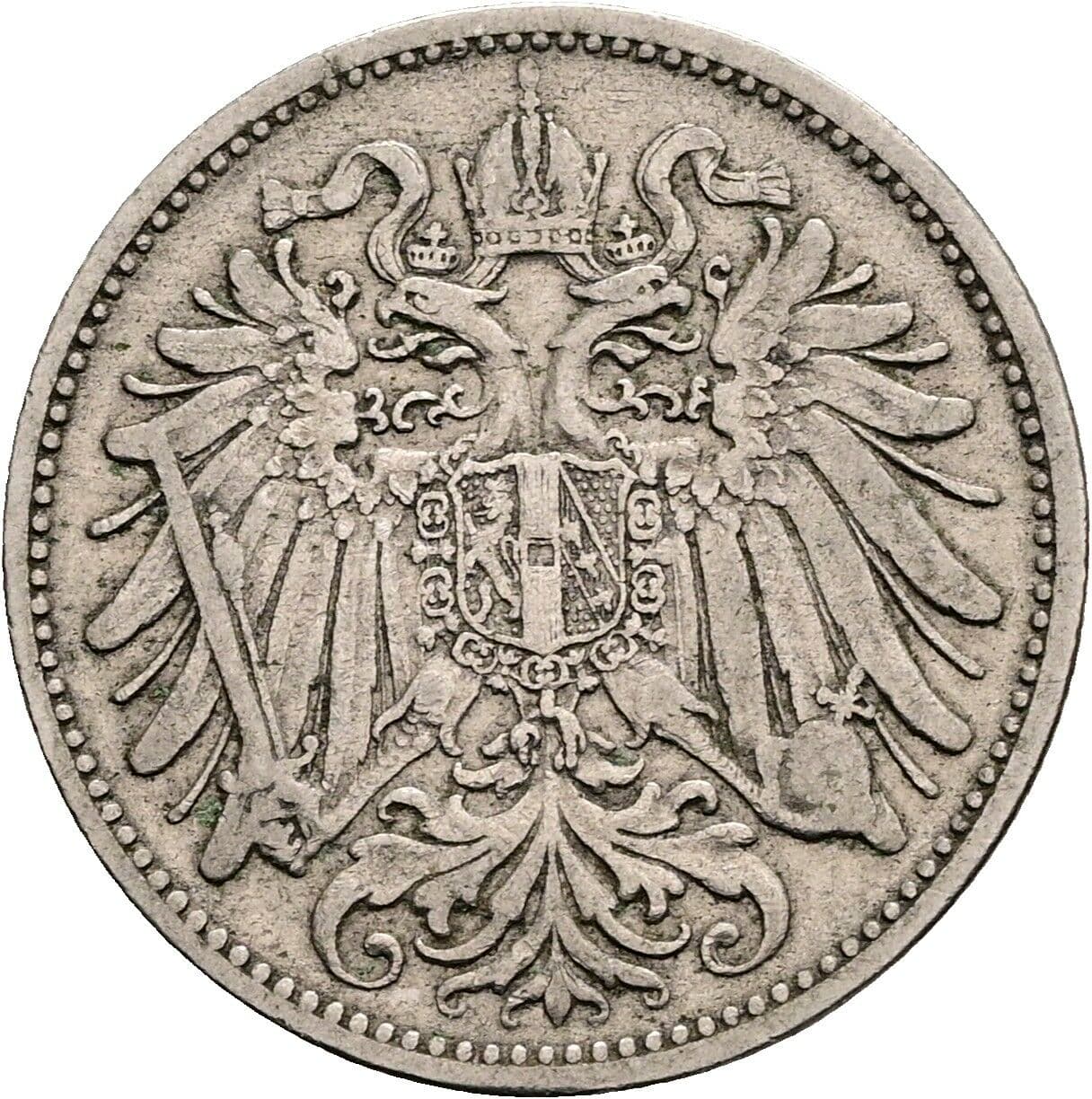 20 Heller Franz Joseph I. 1848-1916 1894 – Rückseite