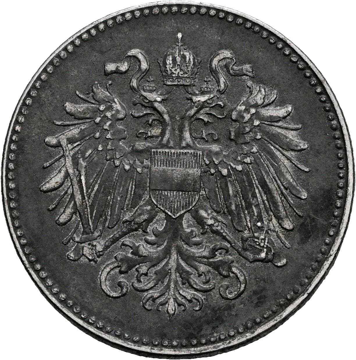 20 Heller Franz Joseph I. 1848-1916 1916 – Rückseite