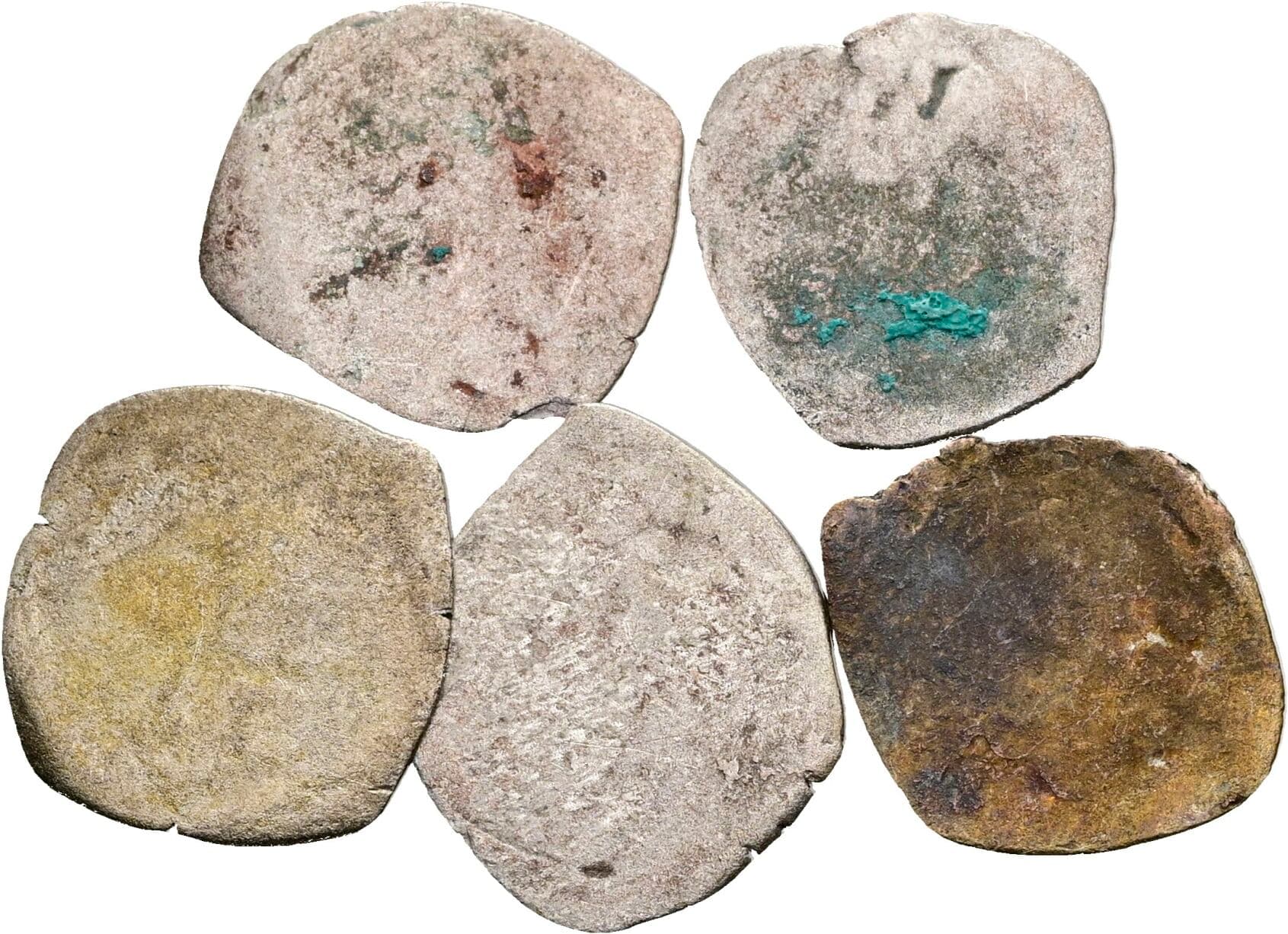 Lot 5 Stück Pfennige – Rückseite