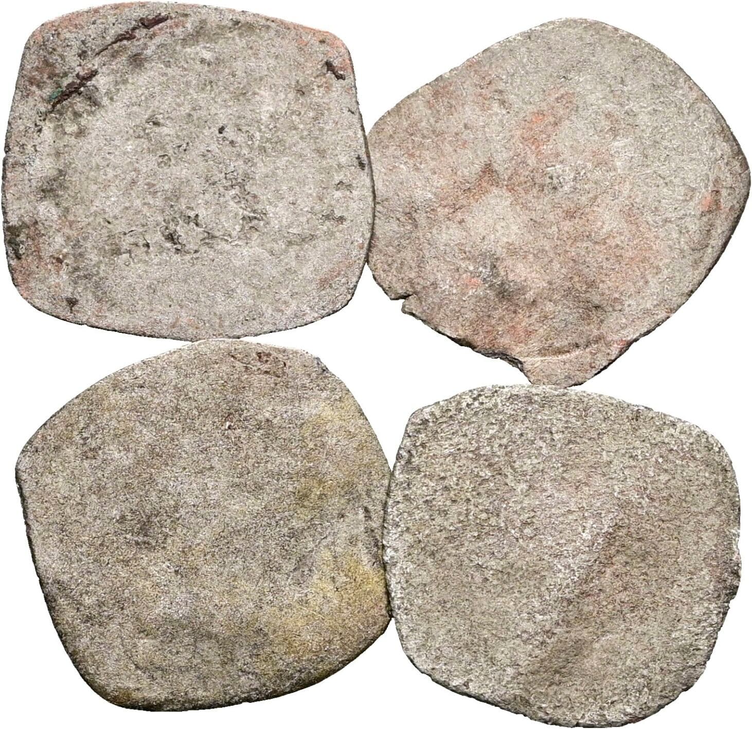 Lot 4 Stück Pfennige – Rückseite