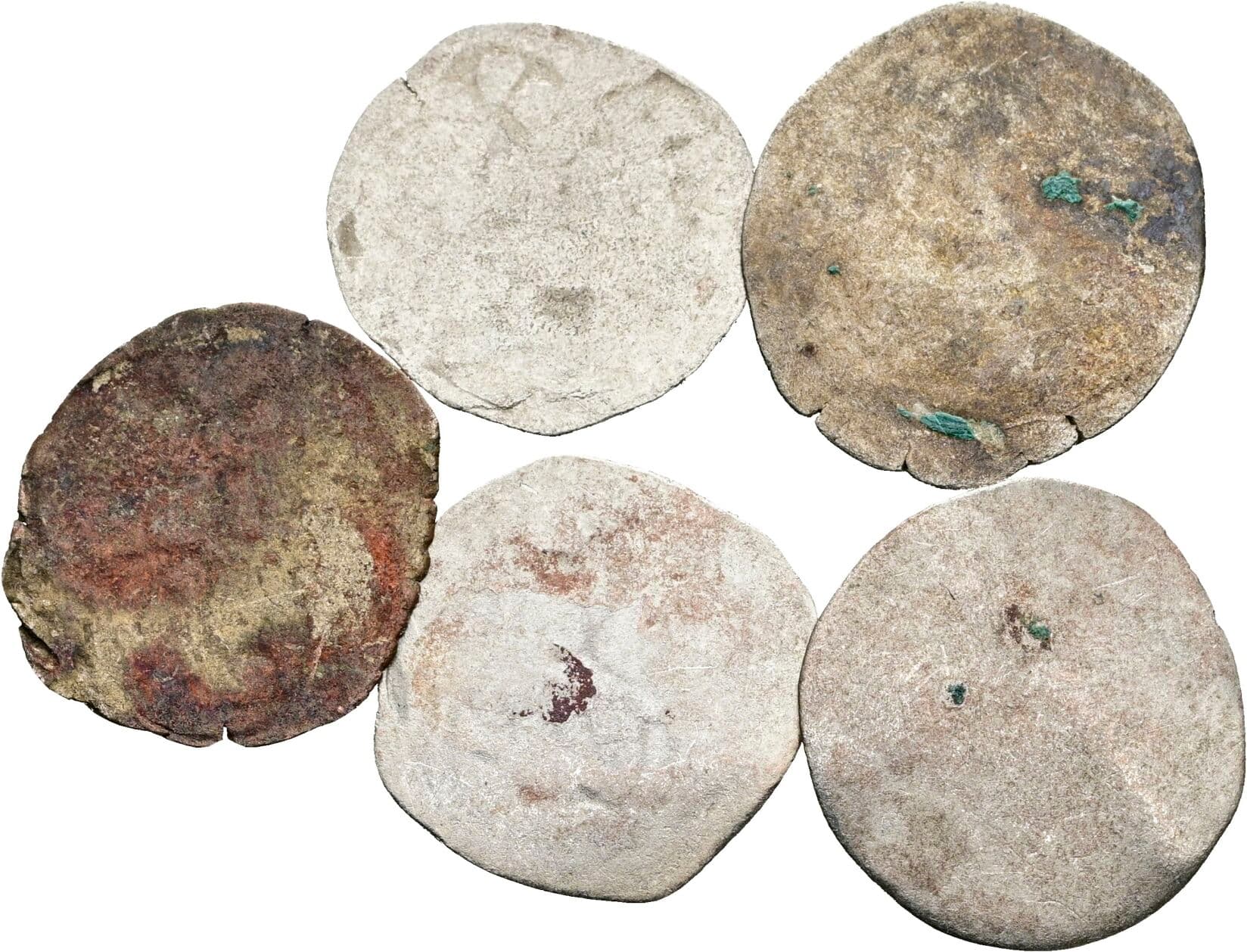 Lot 5 Stück Zweier – Rückseite