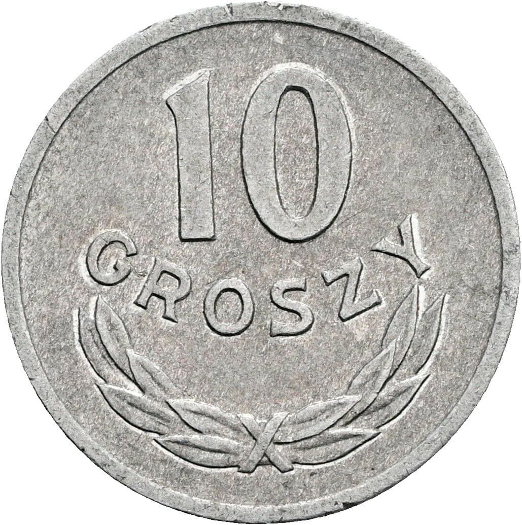 10 Groszy 1961 – Vorderseite