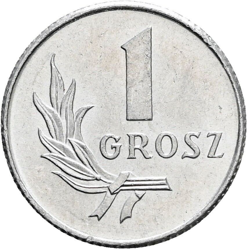 1 Grosz 1949 – Vorderseite