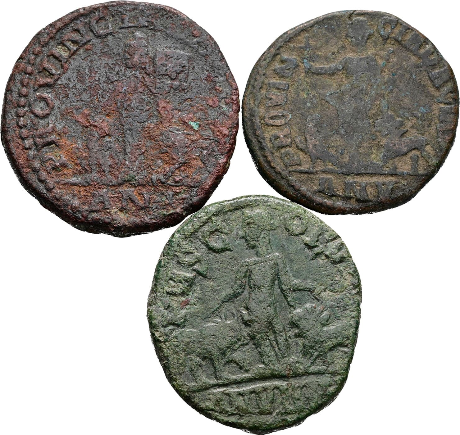 Lot 3 Stück Römische Bronzemünzen