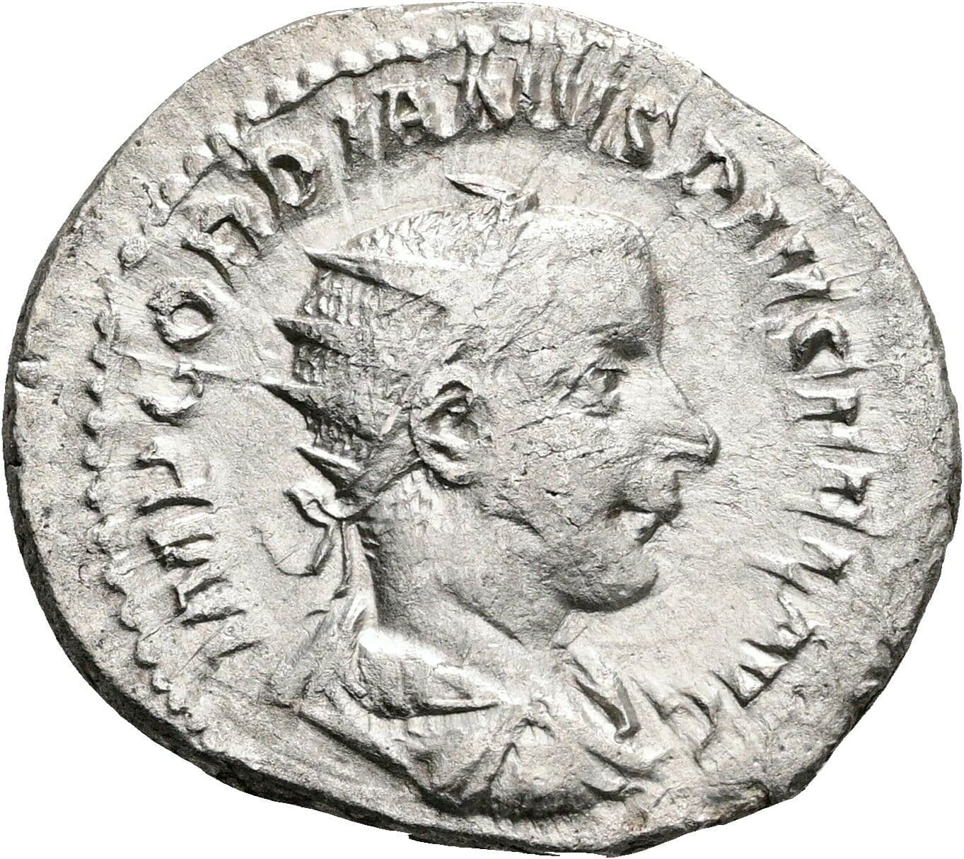 Antoninian Gordianus III. Pius 238-244 AC – Vorderseite