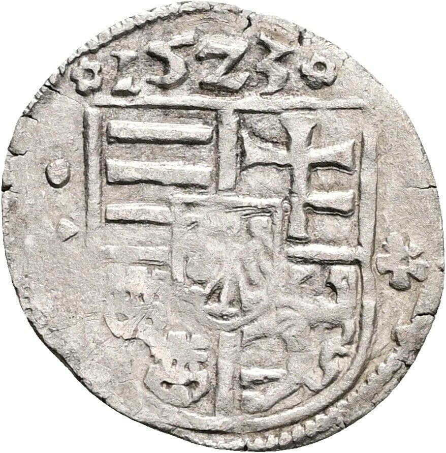 Denar 1523 – Rückseite