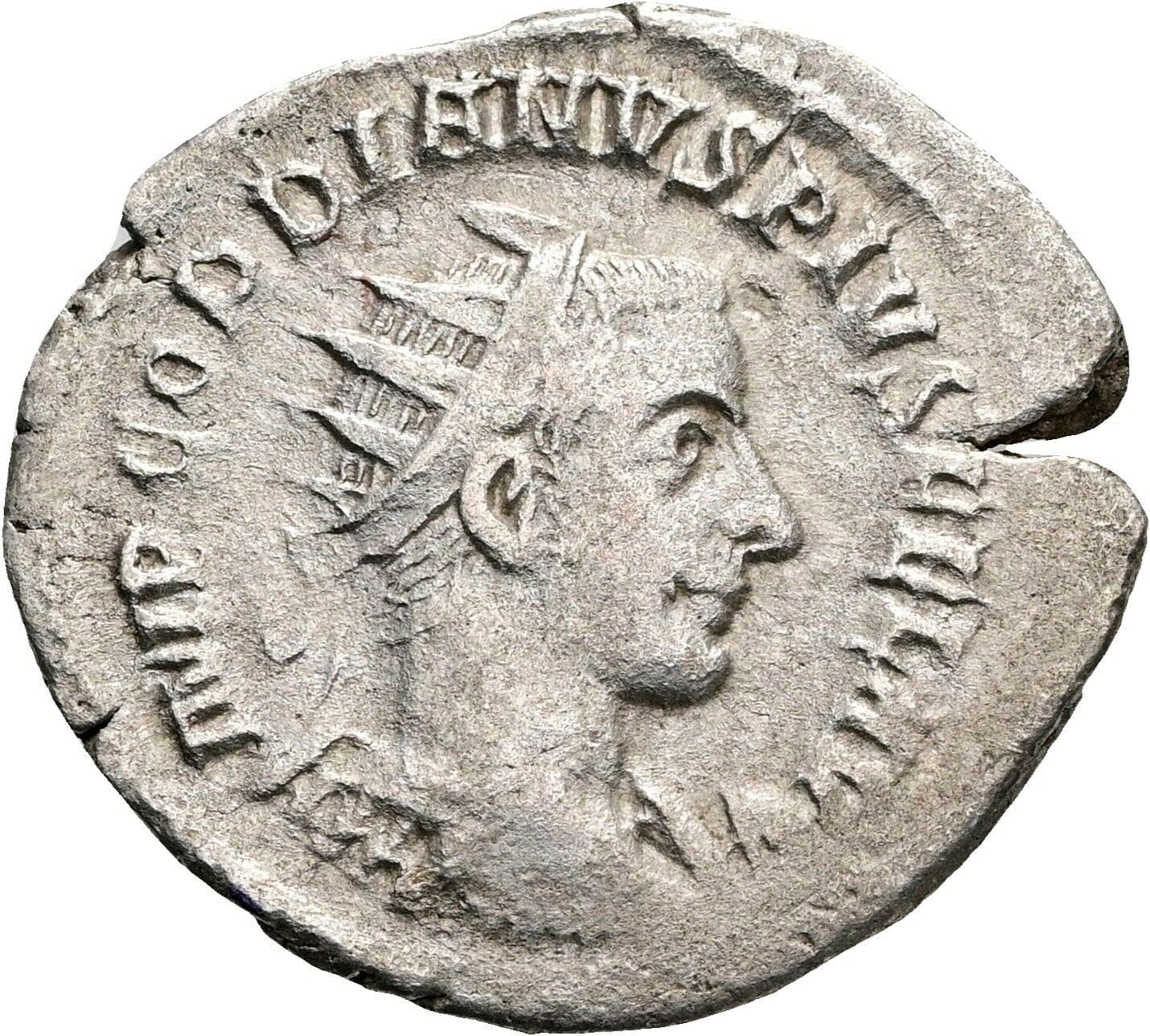 Antoninian Gordianus III. Pius 238-244 AC – Vorderseite