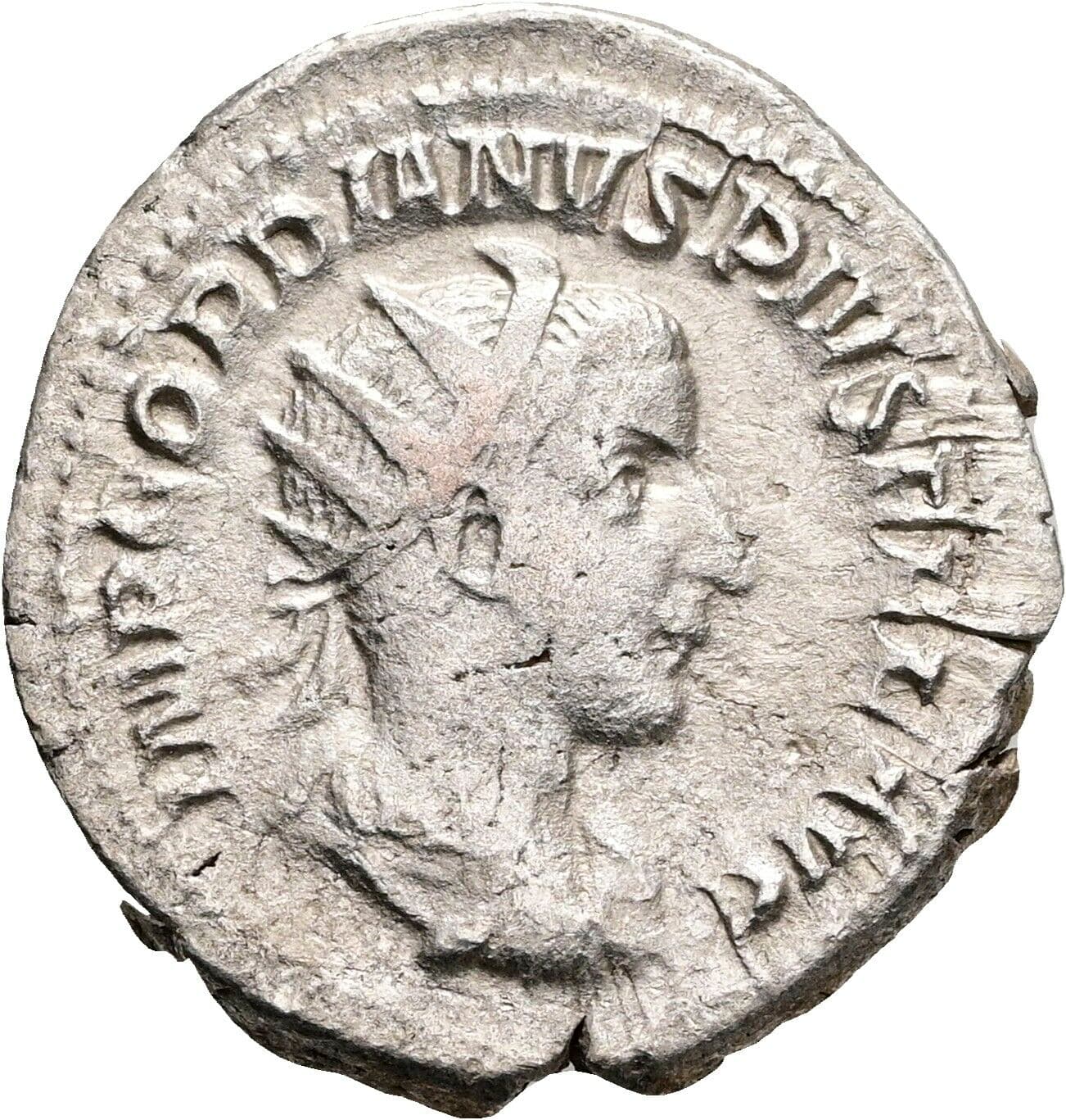 Antoninian Gordianus III. Pius 238-244 AC – Vorderseite