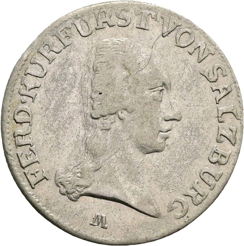 3 Kreuzer Kurfürst Ferdinand 1803-1806 1805 M – Vorderseite