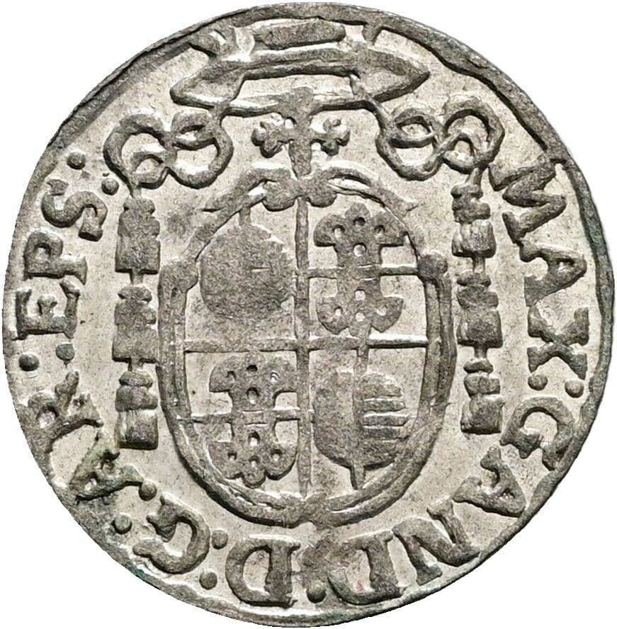 1 Kreuzer Max Gandolph 1668-1687 1681 – Rückseite