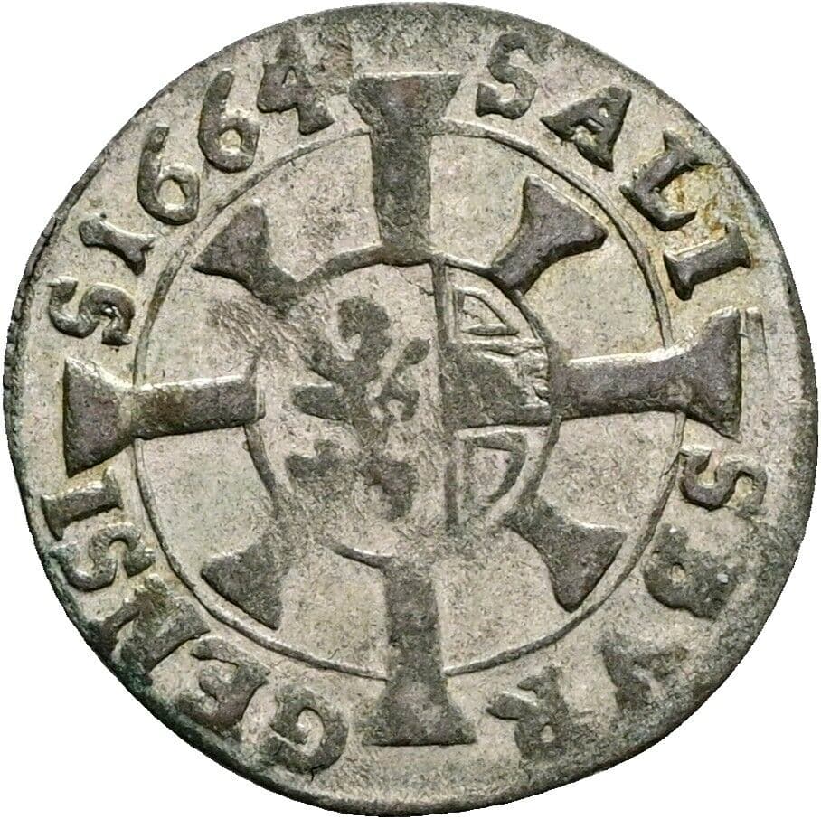 Kreuzer Guidobald Graf Thun-Hohenstein 1654-1668 1664 Salzburg – Vorderseite