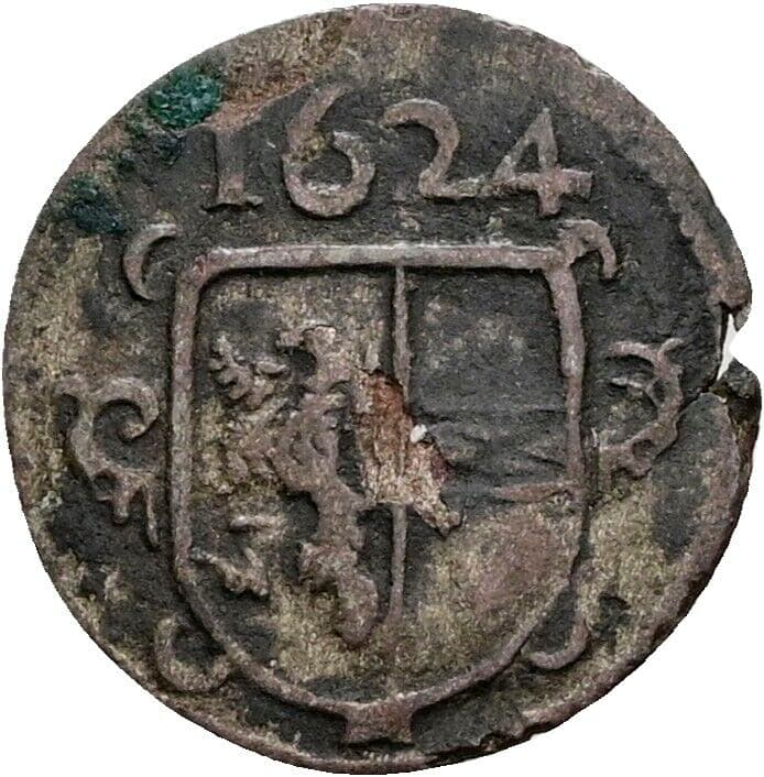 Pfennig Paris Graf Lodron 1619-1653 1624 Salzburg – Vorderseite