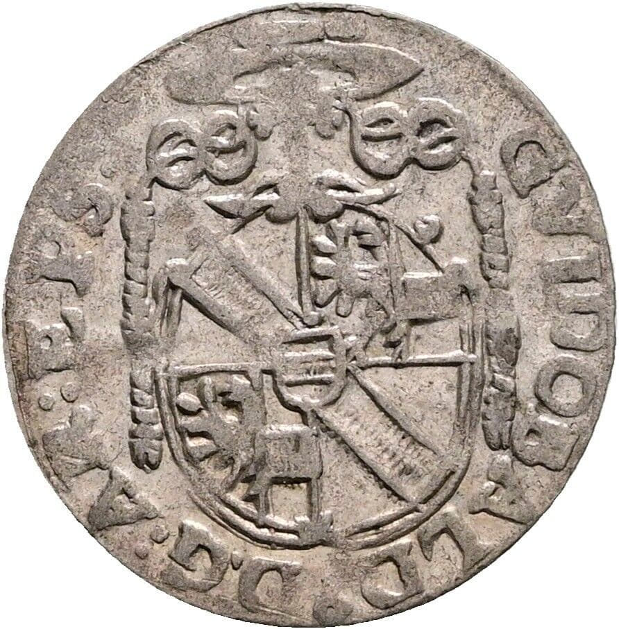 1 Kreuzer Guidobald Graf Thun-Hohenstein 1666 – Rückseite