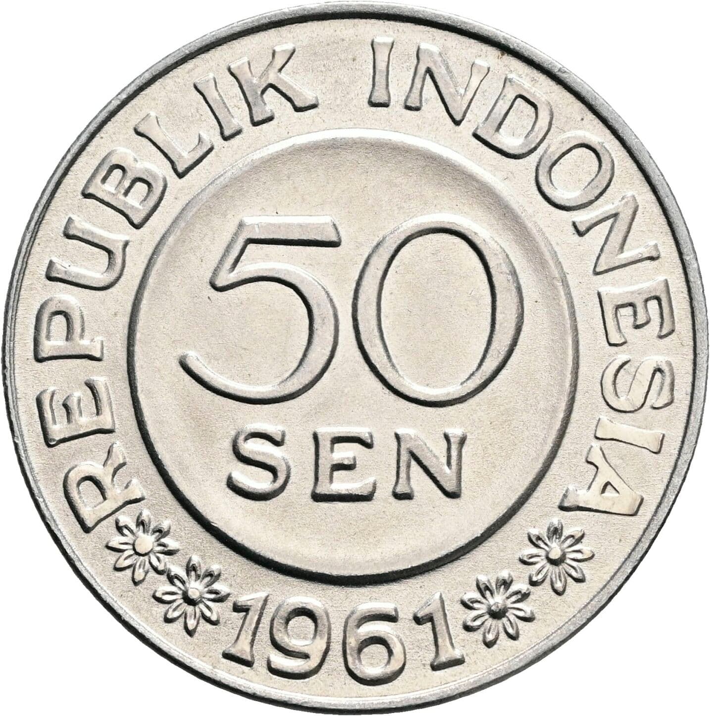 50 Sen 1961 – Vorderseite
