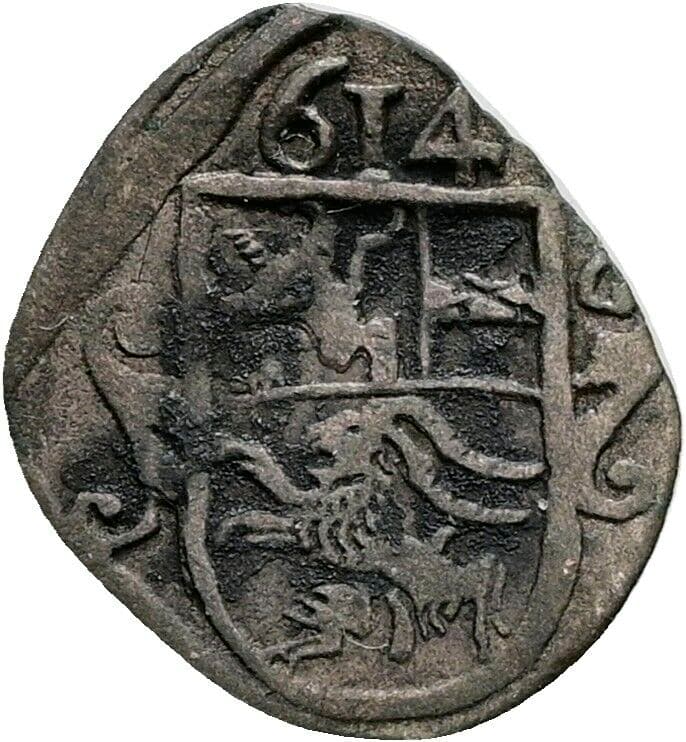 Pfennig Markus Sittikus 1612-1619 (1)614 – Vorderseite