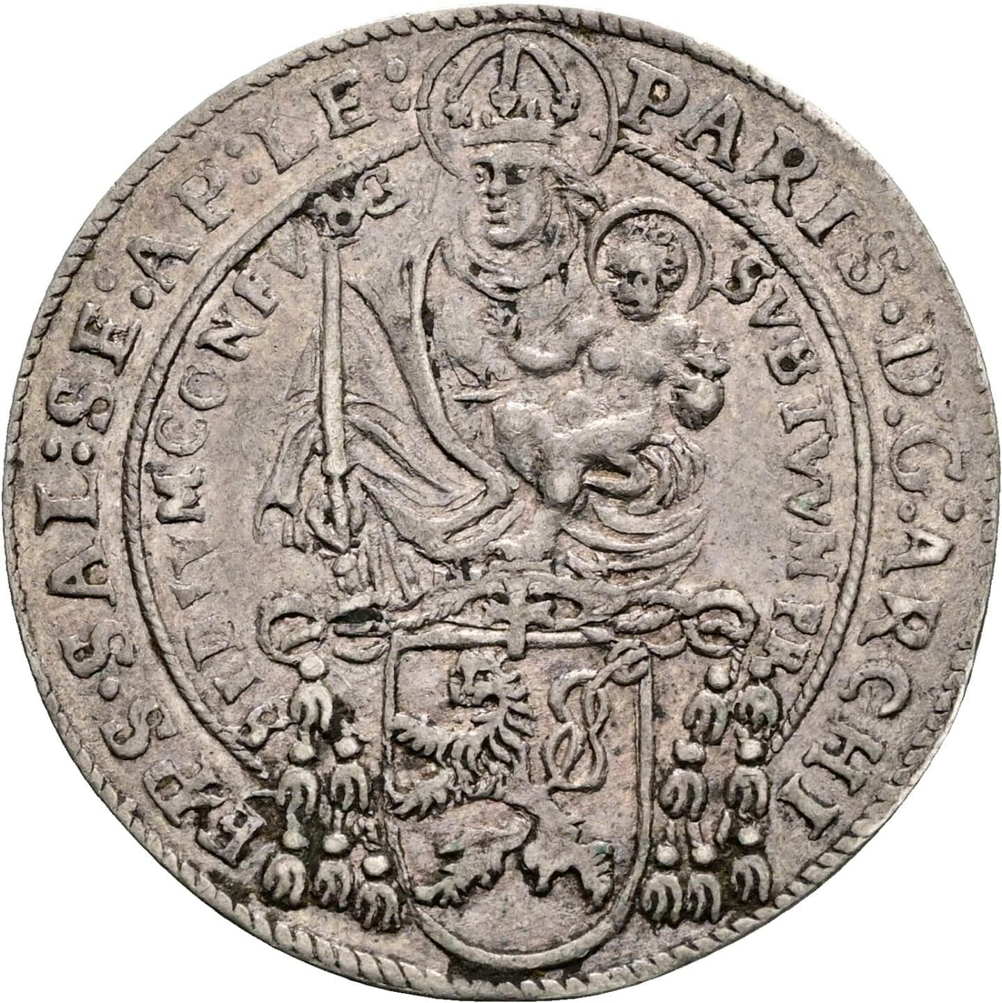 1/6 Taler Paris Graf Lodron 1619-1653 1627 sic – Rückseite