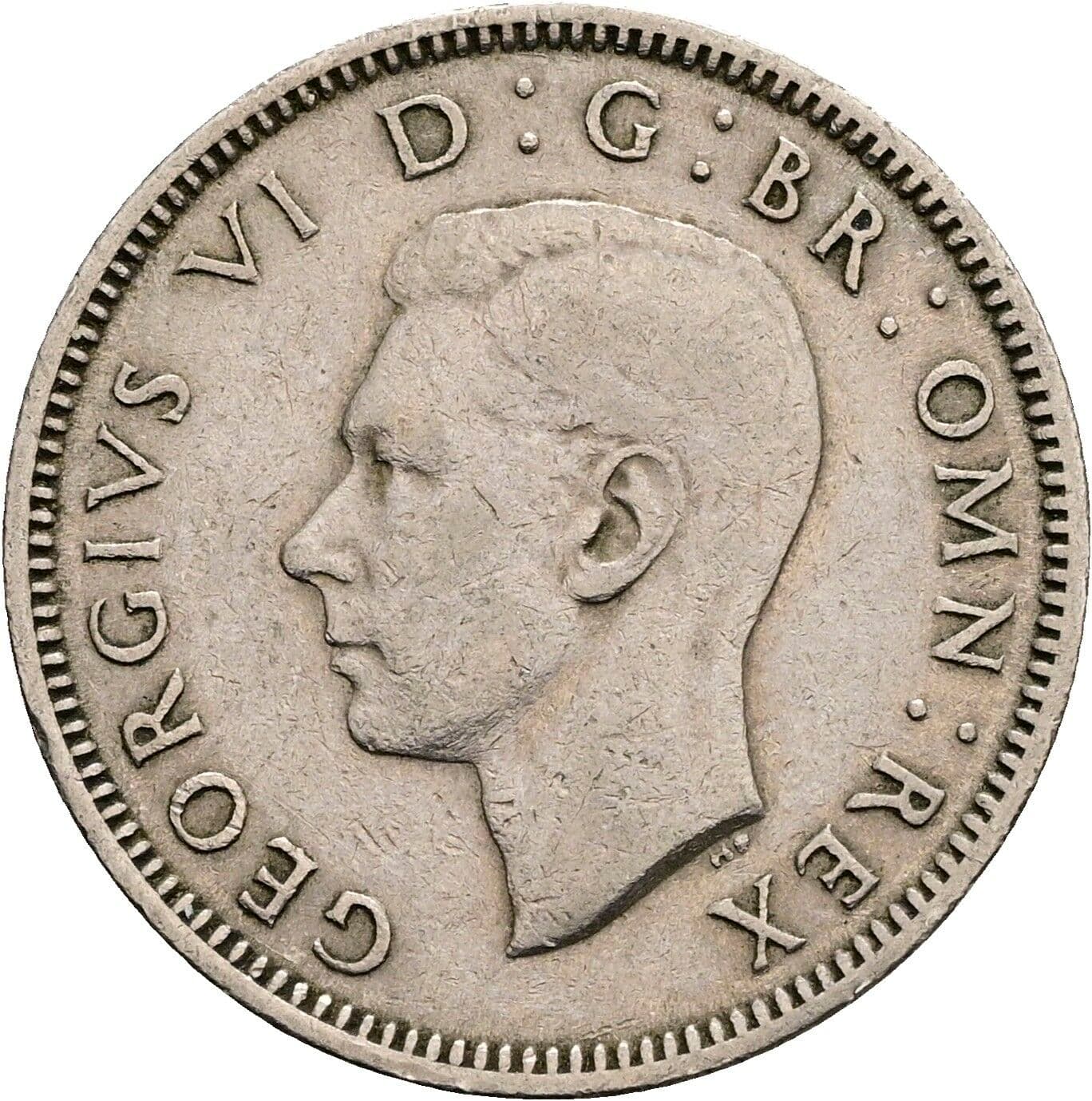 1 Shilling George VI. 1936-1952 1949 – Vorderseite