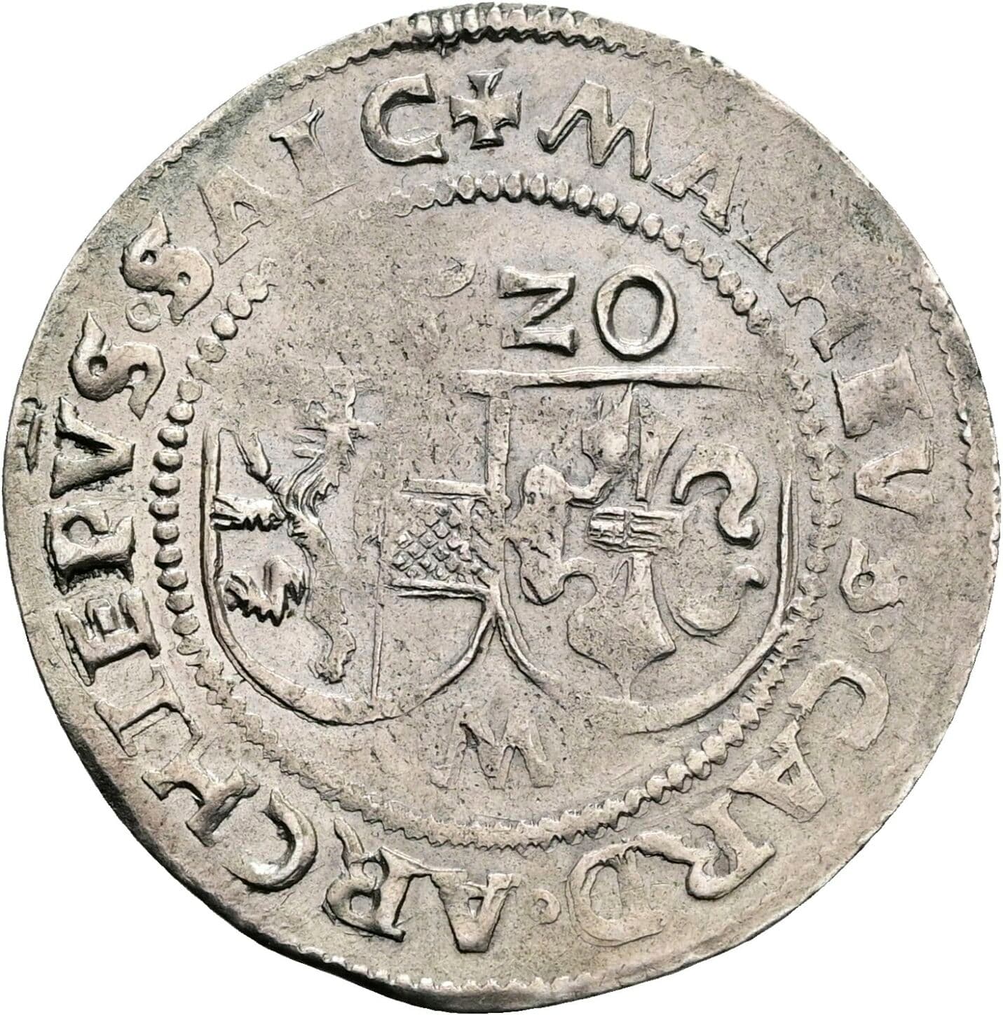 Batzen Matthäus Lang von Wellenburg 1519-1540 1520 – Rückseite