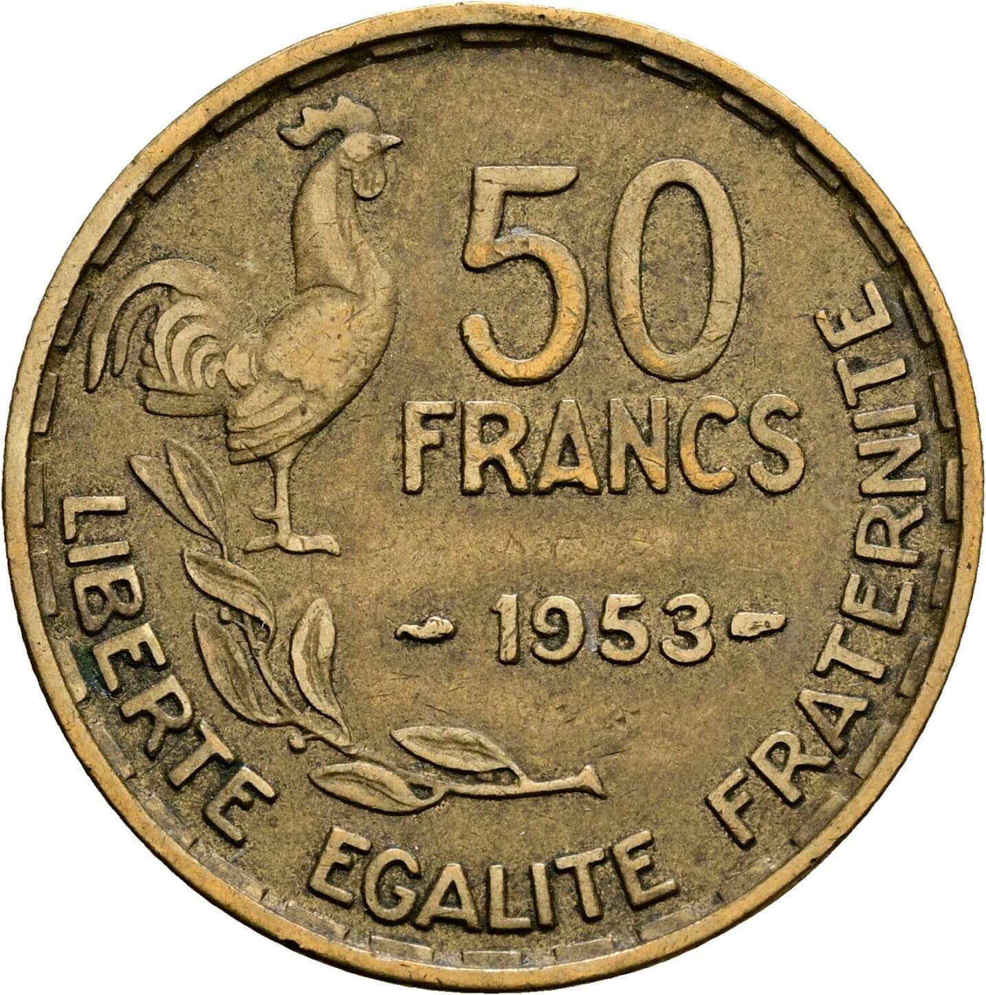 50 Francs 1953 – Vorderseite
