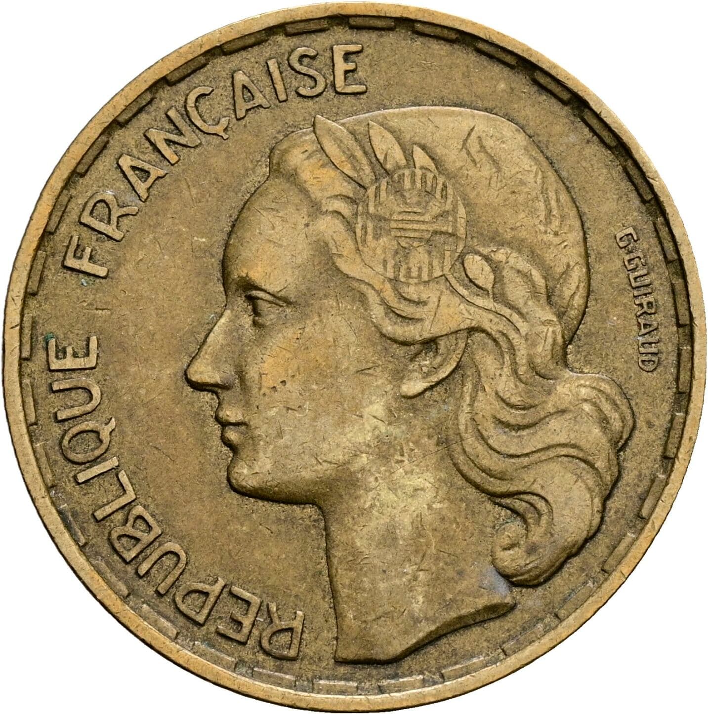 50 Francs 1953 – Rückseite
