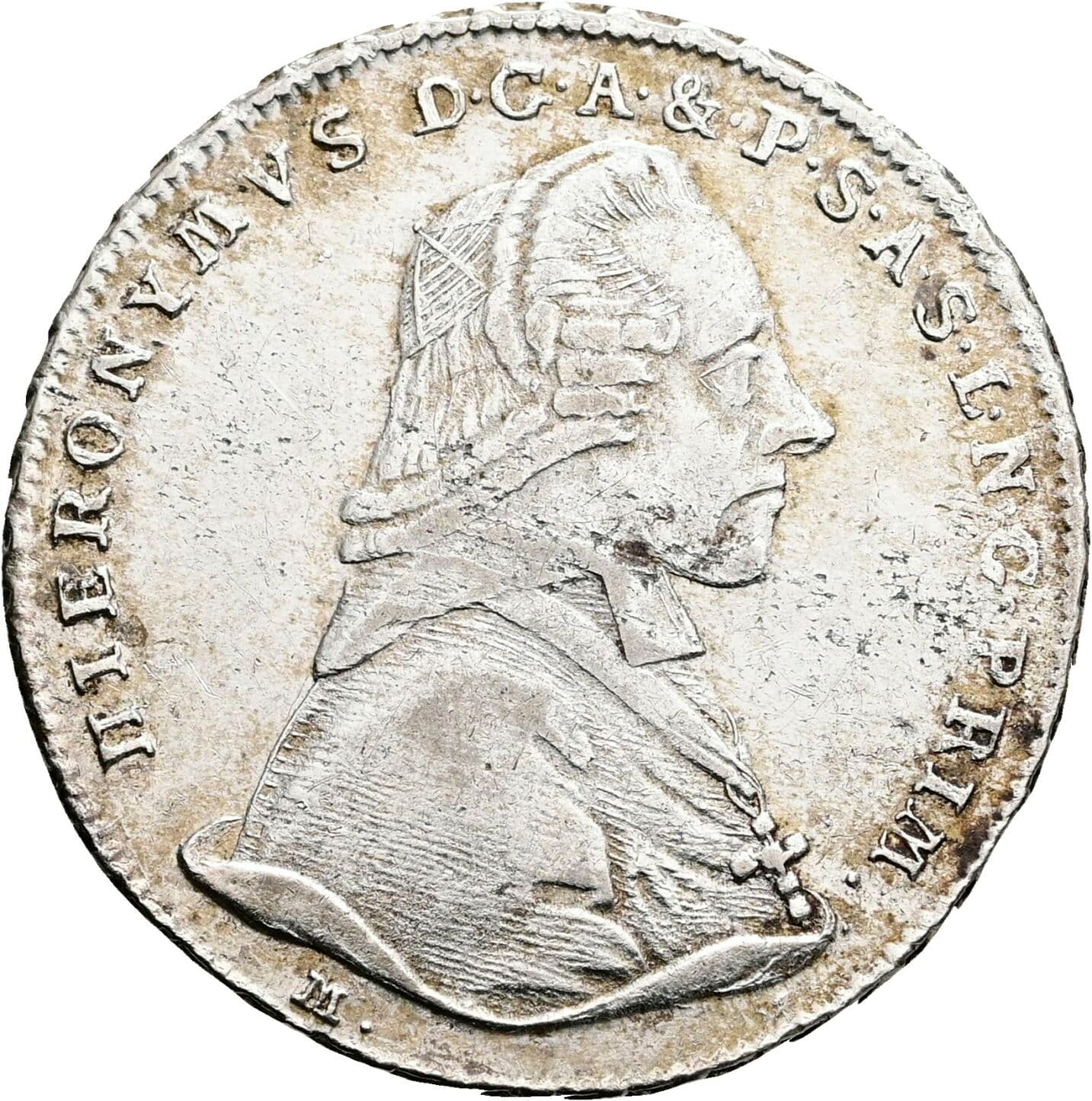 20 Kreuzer Hieronymus Graf von Colloredo 1799 – Vorderseite