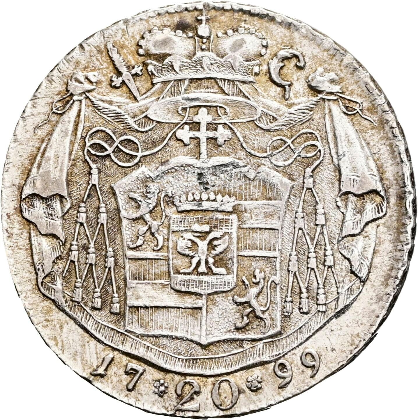 20 Kreuzer Hieronymus Graf von Colloredo 1799 – Rückseite