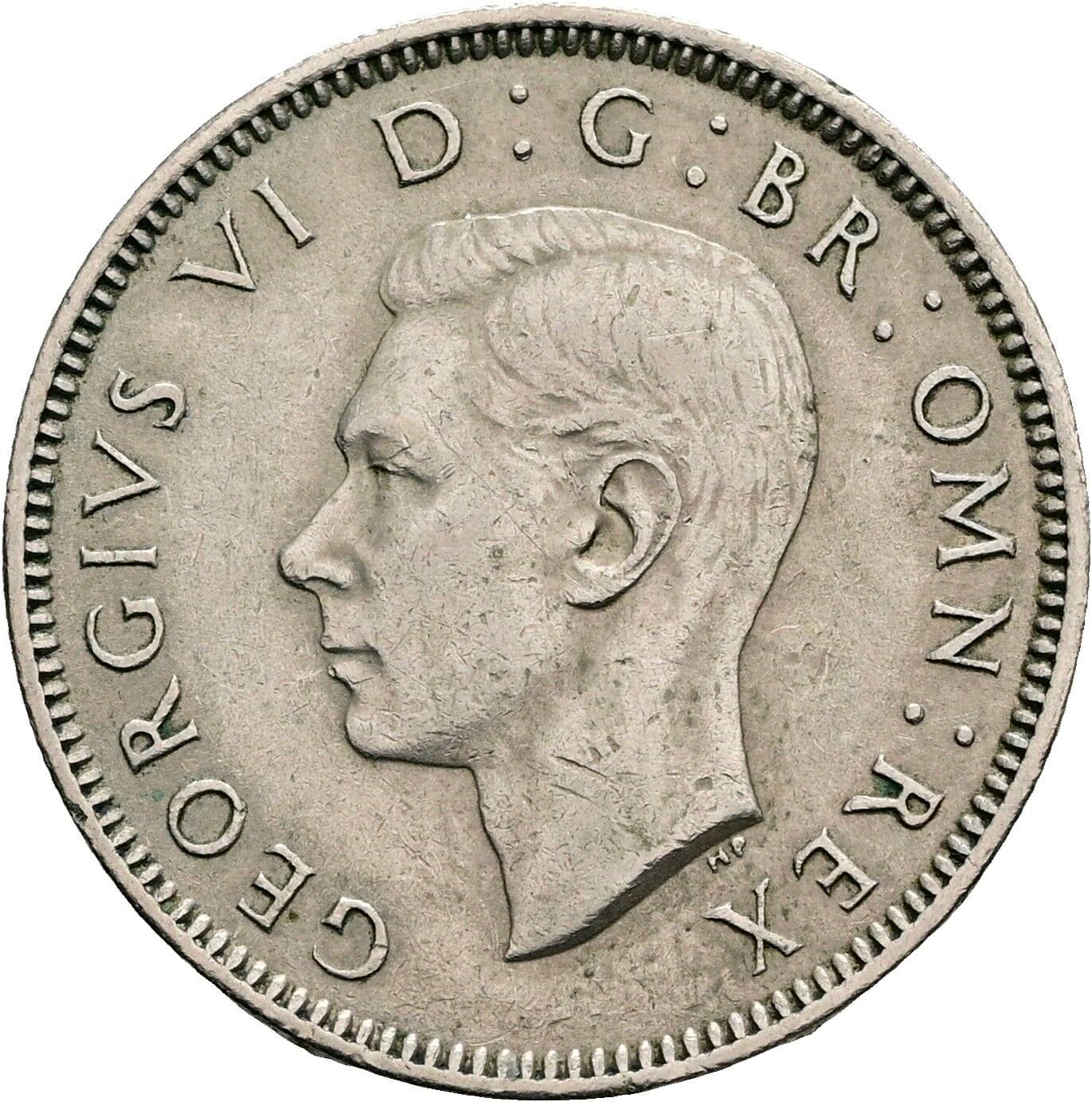 1 Shilling George VI. 1936-1952 1948 – Vorderseite