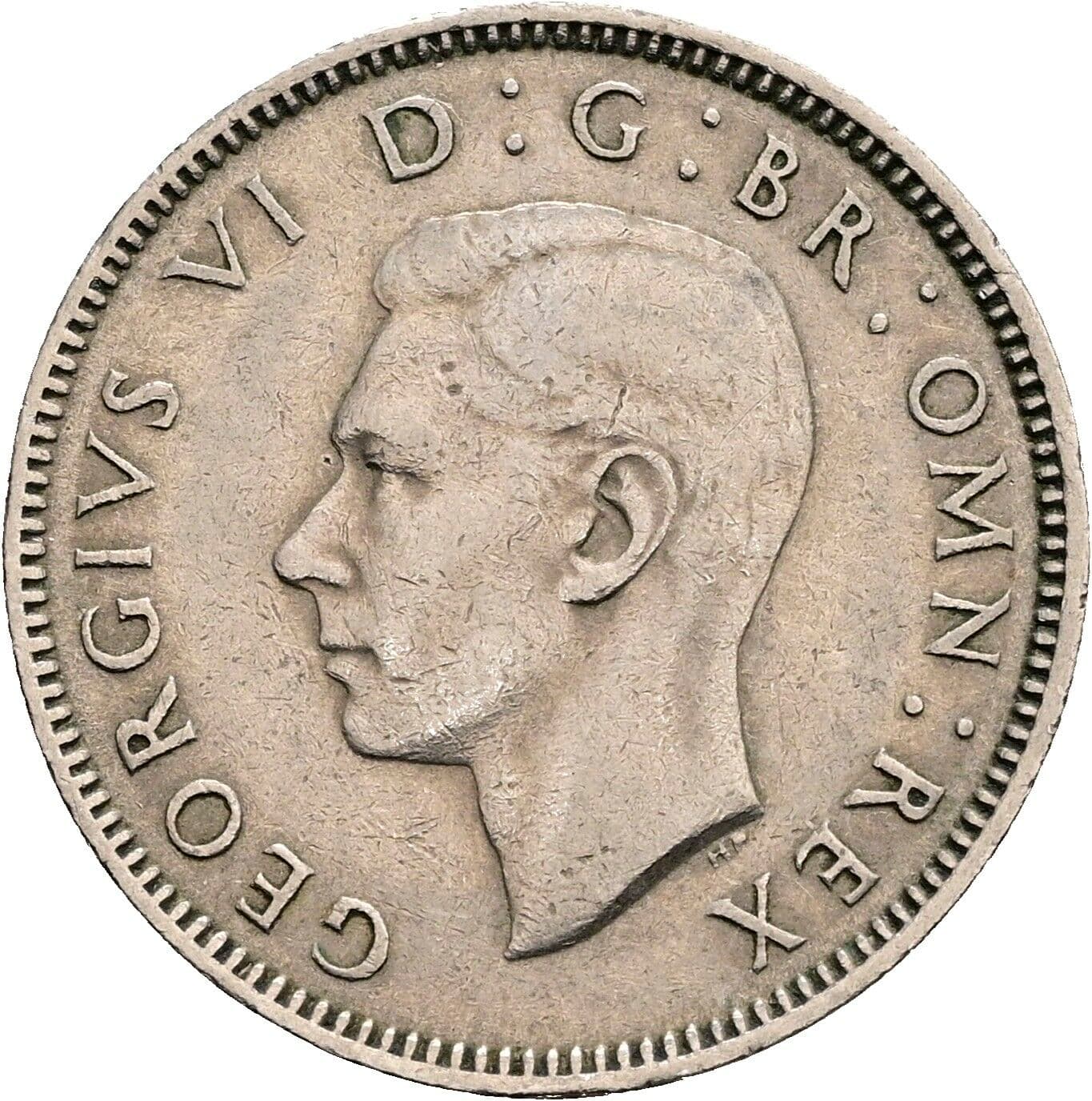 1 Shilling George VI. 1936-1952 1948 – Vorderseite